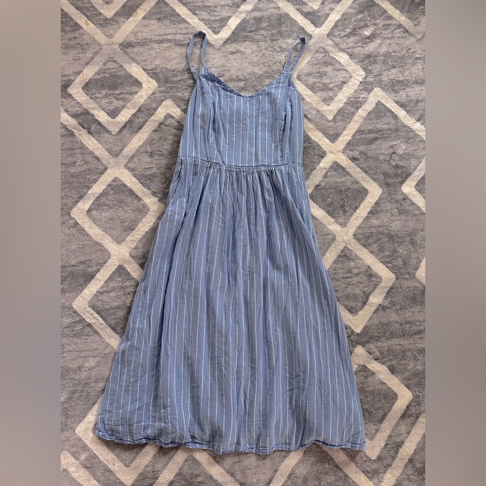 Old Navy Linen Blend Cami Dress